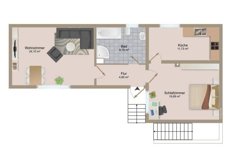 Einfamilienhaus zum Kauf 180.000 € 2 Zimmer 69,3 m² 674 m² Grundstück Delitzsch 04509
