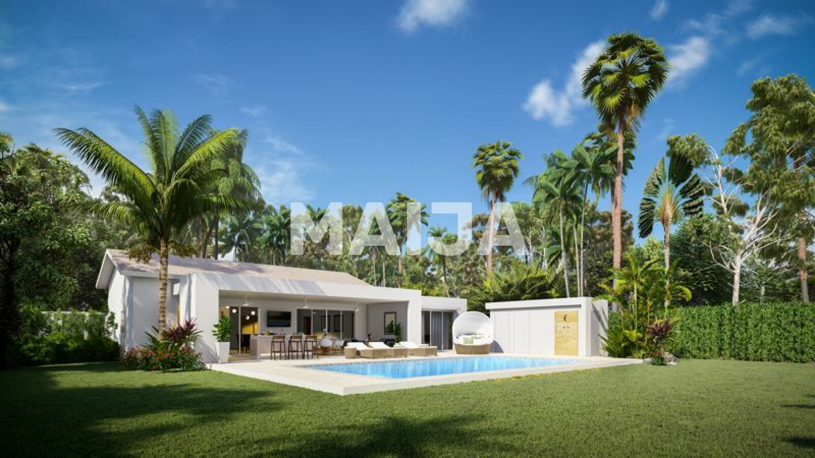 Einfamilienhaus zum Kauf 428.606 € 3 Zimmer 242,3 m²<br/>Wohnfläche 2.850 m²<br/>Grundstück Beautiful villa with beach Cabarete Cabarete 57000