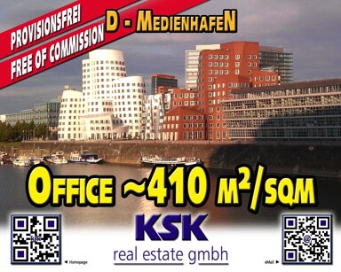 Bürofläche zur Miete provisionsfrei 19,50 € 410 m² Bürofläche teilbar von 410 m² bis 1.030 m² Unterbilk Düsseldorf 40219