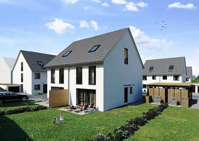 Doppelhaushälfte zum Kauf - Neubau provisionsfrei 473.000 € 5 Zimmer 128,2 m² 318,8 m² Grundstück frei ab sofort Büchig Bretten 75015