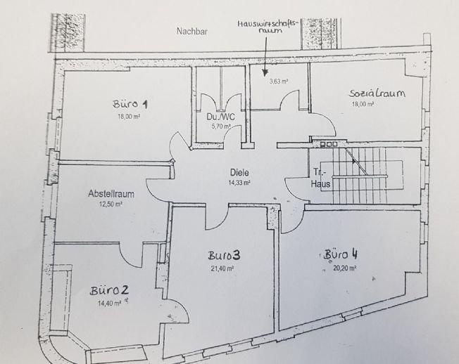 Büro-/Praxisfläche zur Miete provisionsfrei 700 € 4 Zimmer 129 m²<br/>Bürofläche Wittlich Wittlich 54516