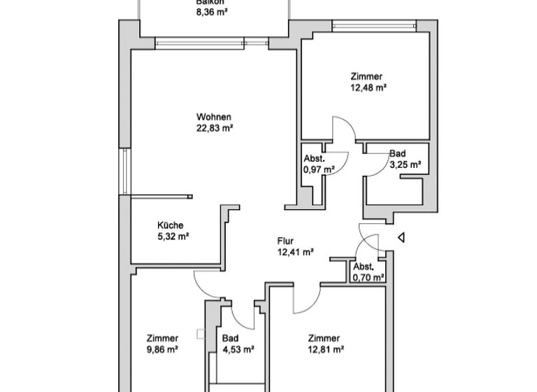 Wohnung zum Kauf provisionsfrei 625.000 € 3,5 Zimmer 90 m² frei ab sofort Wolfshagen Hamm Hamburg 20535