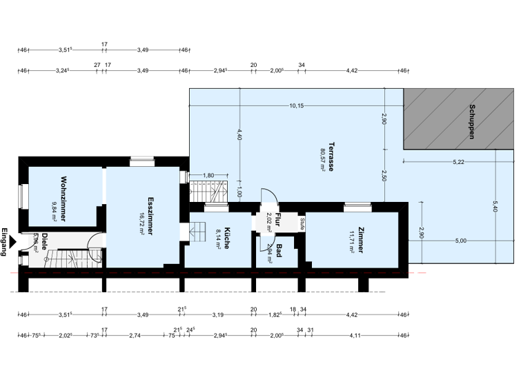 Doppelhaushälfte zum Kauf 325.000 € 4 Zimmer 109,9 m² 638 m² Grundstück frei ab sofort Rüdinghausen Witten 58454