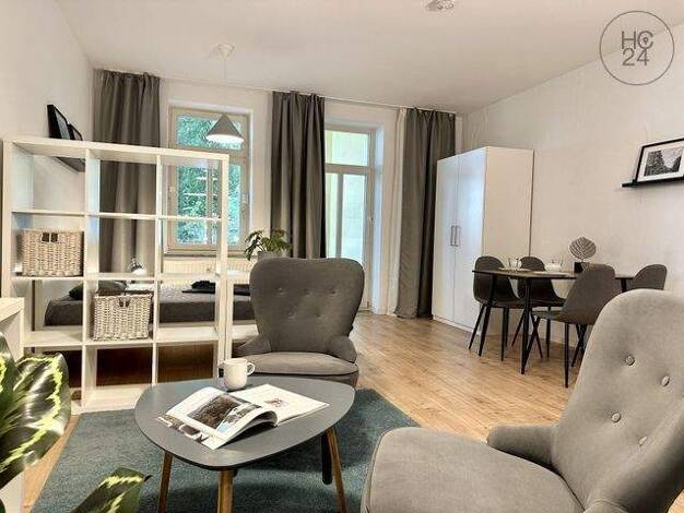 Studio zur Miete auf Zeit 850 € 1 Zimmer 40 m² frei ab 01.06.2026 Südvorstadt Leipzig 04275