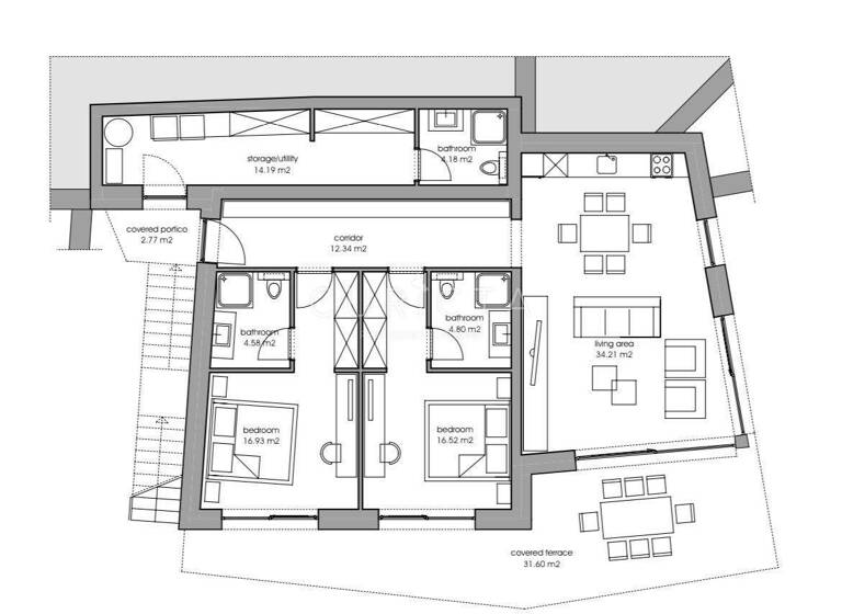Grundstück zum Kauf 180.000 € Novi Vinodolski 51250