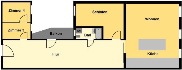 Wohnung zur Miete 680 € 4 Zimmer 86 m²<br/>Wohnfläche 2.<br/>Geschoss 01.02.2025<br/>Verfügbarkeit Pirna Pirna 01796