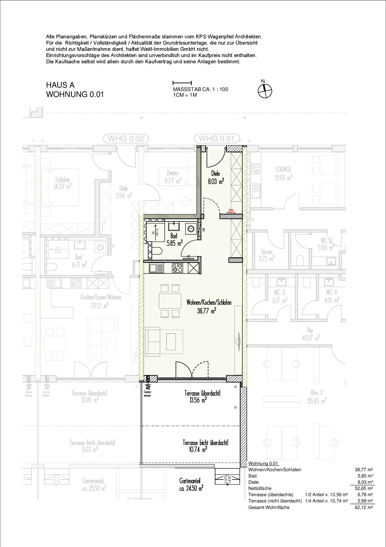 Terrassenwohnung zur Miete 895 € 1 Zimmer 62,1 m²<br/>Wohnfläche EG<br/>Geschoss Miesbach Miesbach 83714