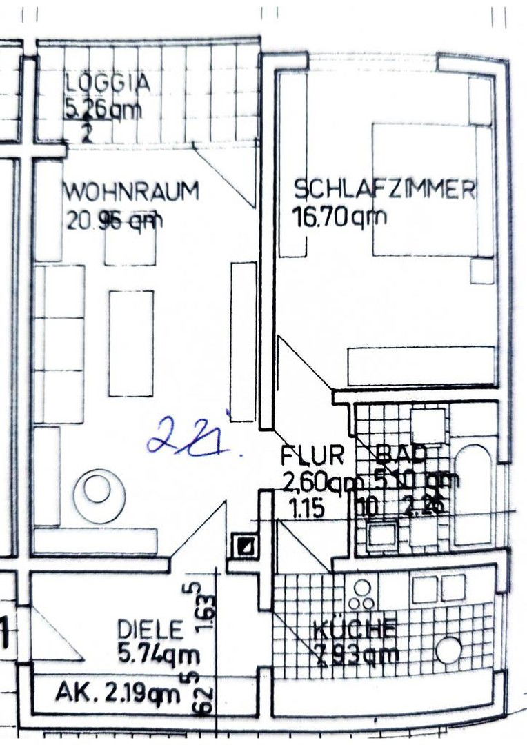 Wohnung zum Kauf provisionsfrei 210.000 € 2 Zimmer 62 m²<br/>Wohnfläche Im Heckengarten 6 Sandhausen 69207