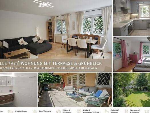 Wohnung zur Miete auf Zeit 2.490 € 2 Zimmer 79 m² Wien 1140