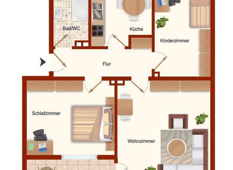 Wohnung zum Kauf 198.000 € 3 Zimmer 68 m² Marktoberdorf 87616