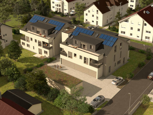 Terrassenwohnung zum Kauf provisionsfrei 425.000 € 4,5 Zimmer 100 m² Auf dem Wall 9 Rottweil Rottweil 78628