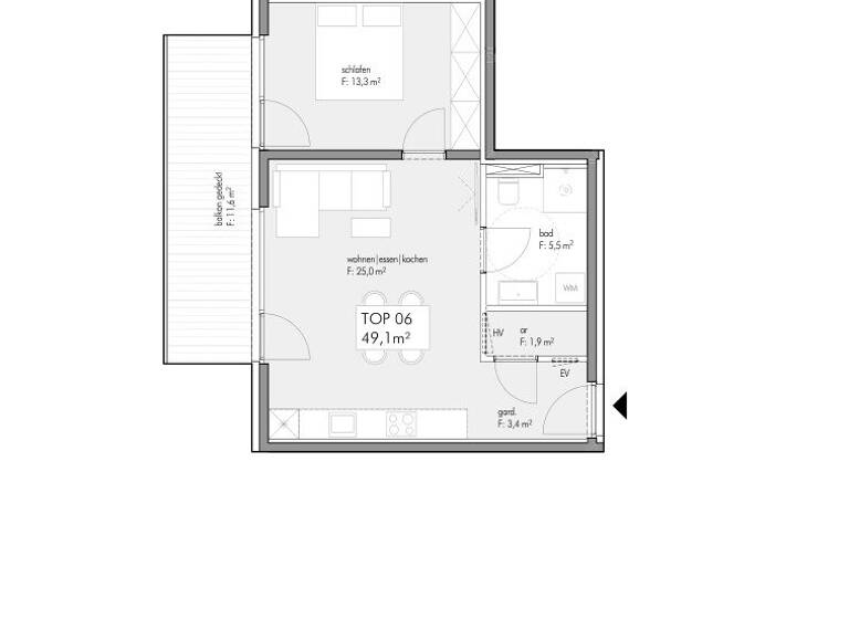 Wohnung zum Kauf - Erstbezug 422.800 € 2 Zimmer 49,1 m² 2. Geschoss Innsbruck 6020