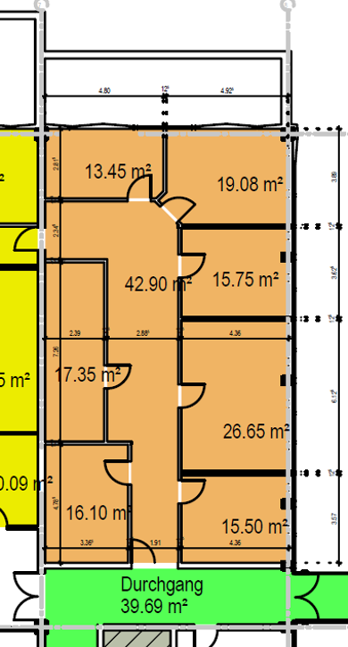 Bürofläche zur Miete provisionsfrei 6,50 € 170 m² Bürofläche Theodor-Schmidt-Straße 17 Industriegebiet Bayreuth 95448
