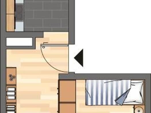 Wohnung zur Miete 394 € 1 Zimmer 41,1 m² 16. Geschoss Zollhofstraße 4 Mitte Ludwigshafen am Rhein 67061