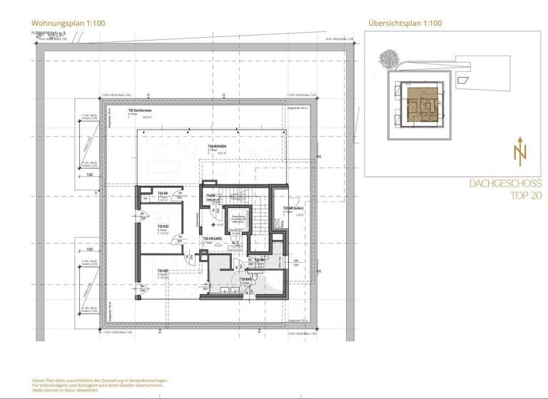 Terrassenwohnung zum Kauf - Erstbezug provisionsfrei 1.200.000 € 3 Zimmer 107,7 m² 1. Geschoss Salzburg 5020
