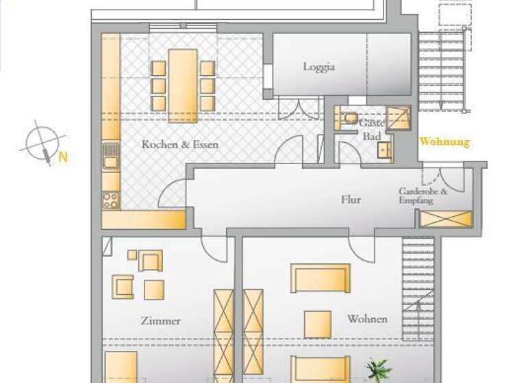 Maisonette zum Kauf 519.000 € 3 Zimmer 134,6 m² 4. Geschoss frei ab sofort Seeburgstr. 94 Zentrum-Südost Leipzig 04103