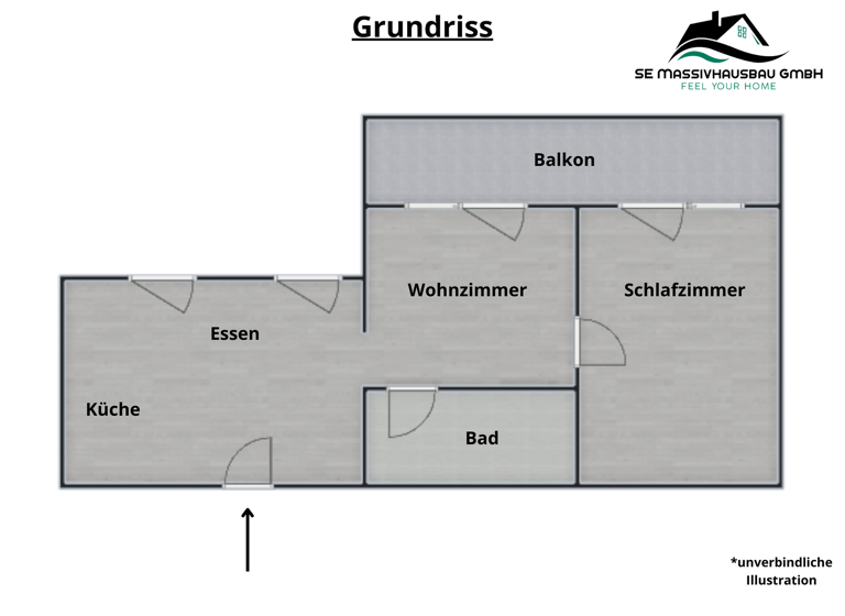 Wohnung zum Kauf 149.500 € 2 Zimmer 50,3 m² 1. Geschoss Altheim Horb 72160