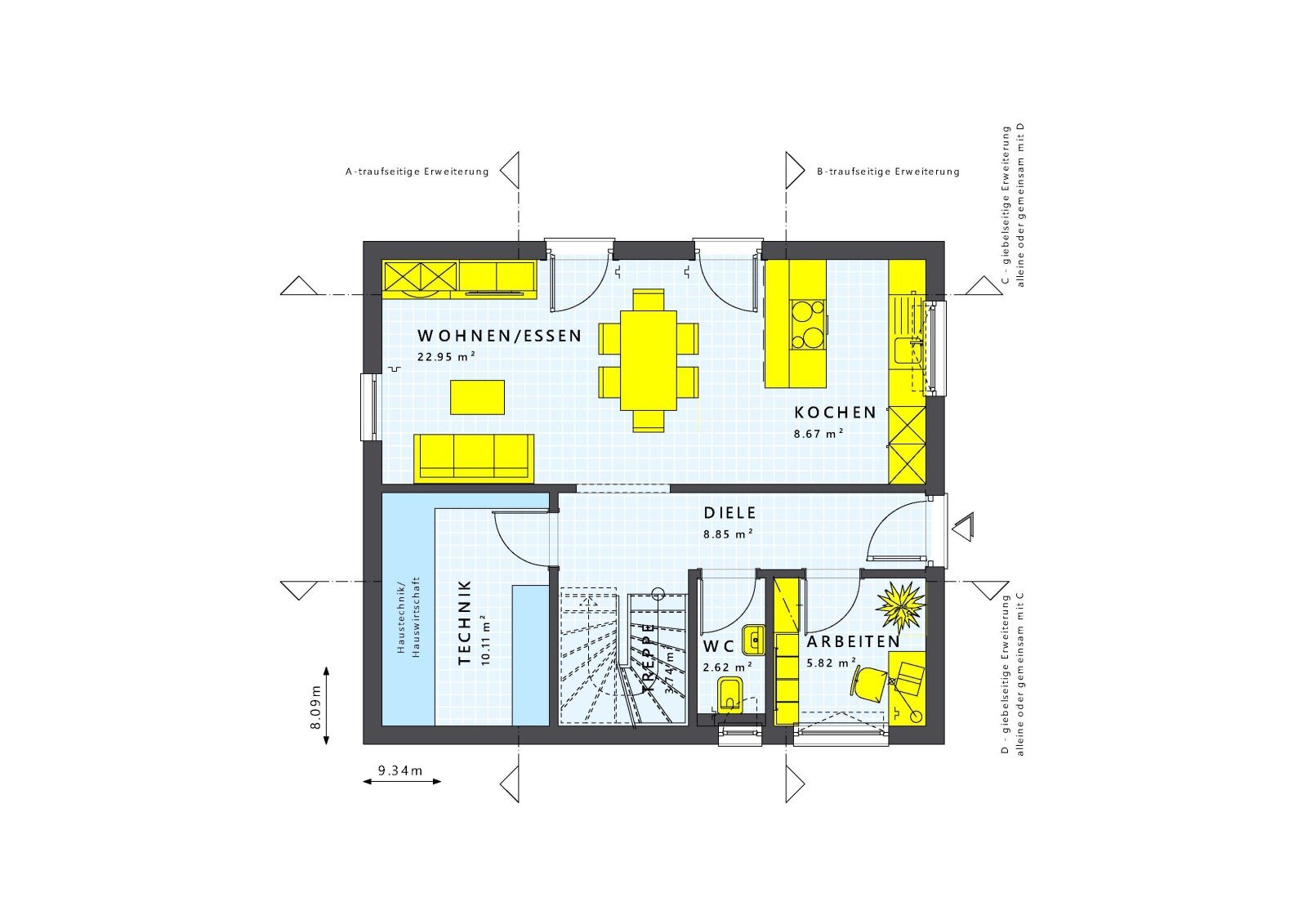 Einfamilienhaus zum Kauf provisionsfrei 487.311 € 5 Zimmer 125 m²<br/>Wohnfläche 365 m²<br/>Grundstück Oberheckenhofen Georgensgmünd 91166