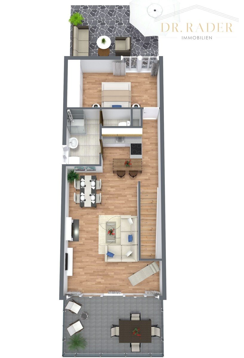 Terrassenwohnung zum Kauf 96 m²<br/>Wohnfläche Auen 9220