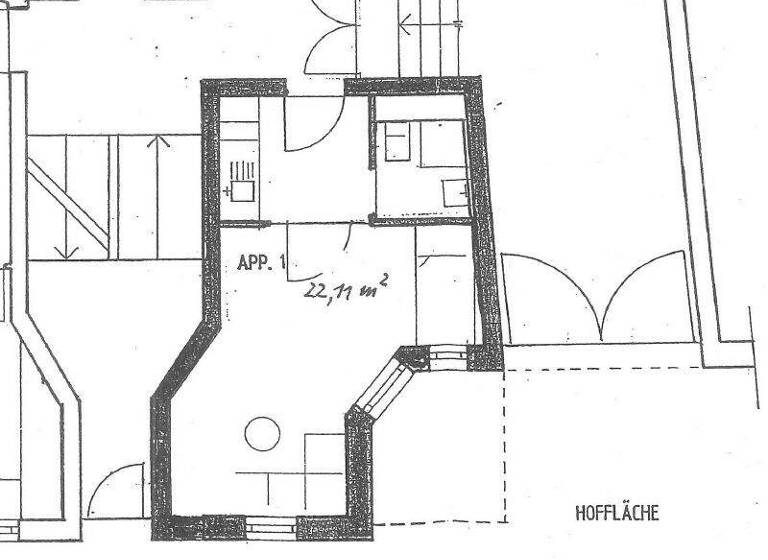 Wohnung zur Miete 253 € 2 Zimmer 22,1 m² Huygenstraße 18 Wahren Leipzig 04159