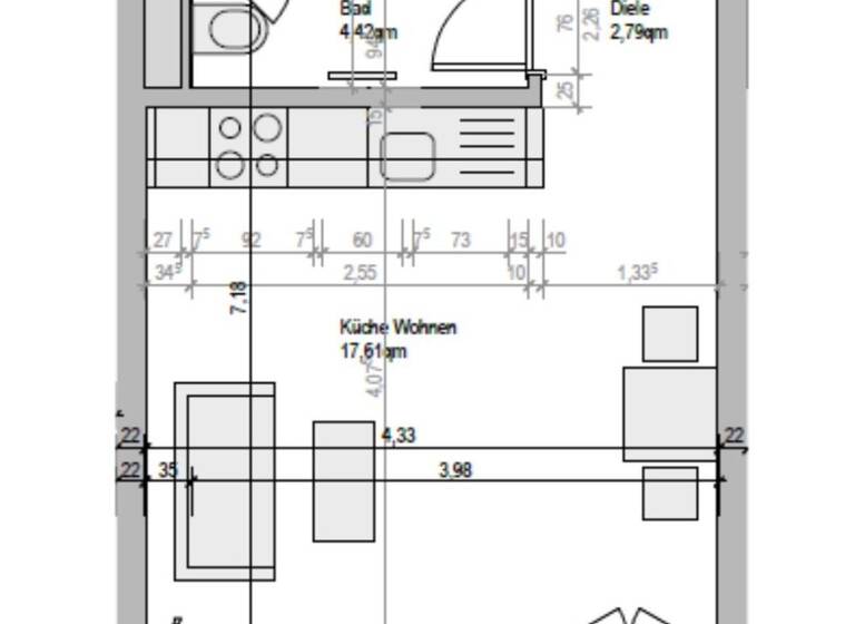 Studio zur Miete 720 € 1 Zimmer 29 m² Geschoss 5/5 frei ab sofort Lydia-Rabinowitsch-Straße Moabit Berlin 10557