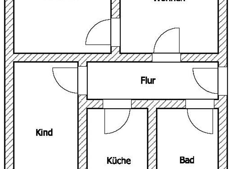 Wohnung zur Miete 400 € 2 Zimmer 75,7 m²<br/>Wohnfläche 1.<br/>Geschoss ab sofort<br/>Verfügbarkeit Gröba Riesa 01591