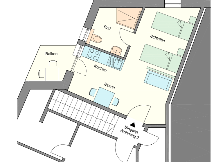 Wohnung zur Miete auf Zeit 1.100 € 2 Zimmer 35 m² frei ab 01.11.2026 Beuren Singen (Hohentwiel) 78224