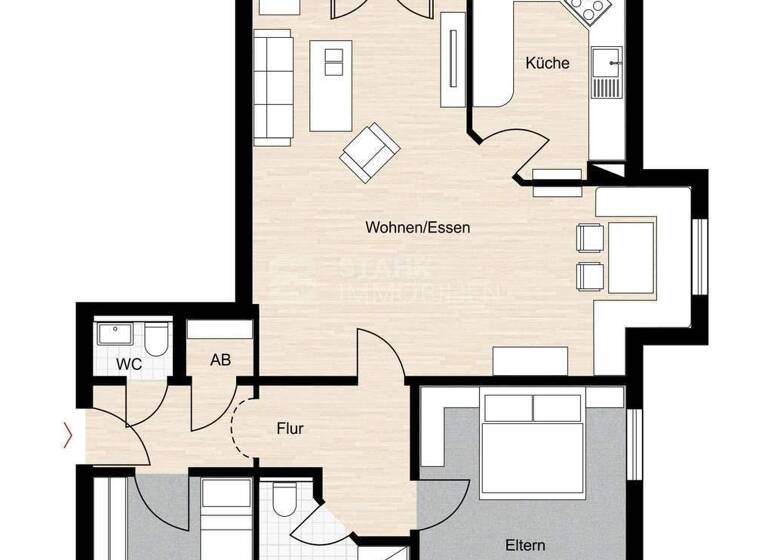 Wohnung zum Kauf 299.000 € 3 Zimmer 89,4 m² 1. Geschoss Fischach 86850