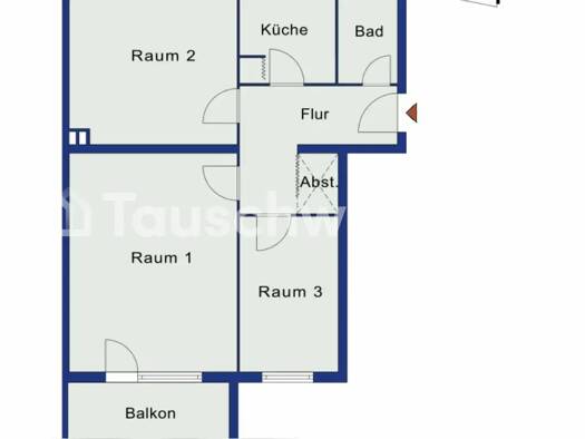 Wohnung zur Miete Tauschwohnung 374 € 2,5 Zimmer 65 m² 1. Geschoss Reinickendorf Berlin 13403