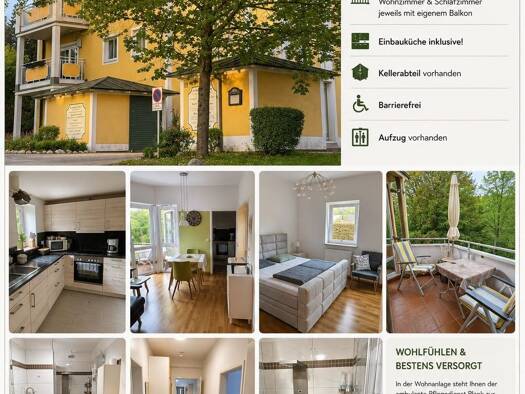 Wohnung zur Miete 580 € 2 Zimmer 62 m² Geschoss 1/3 frei ab 01.09.2026 Lindenallee 2 Ortenburg Ortenburg 94496