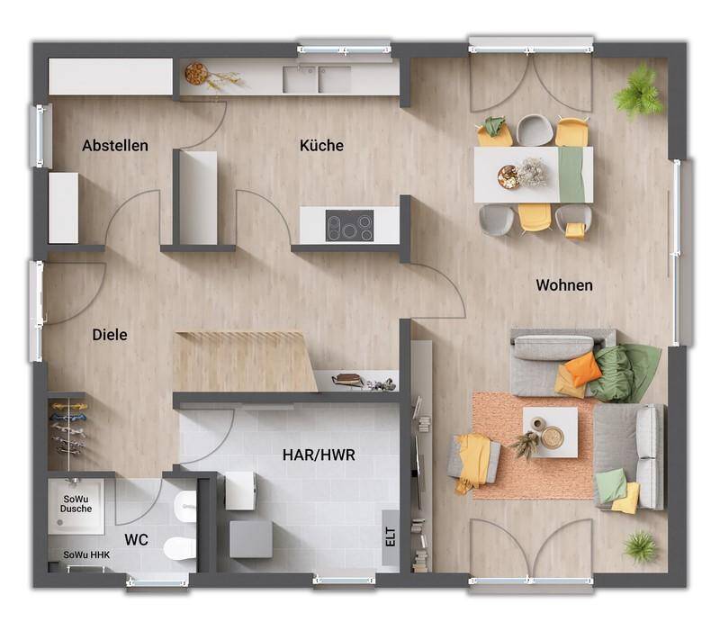 Immobilie in Breunigweiler - DEIN STADTHAUS FLAIR INDIVIDUAL - Nimm Dir die Freiheit für Deinen persönlichen Haus-Grundriss - Wohnen und Leben wie es Dir gefällt - Bild 4