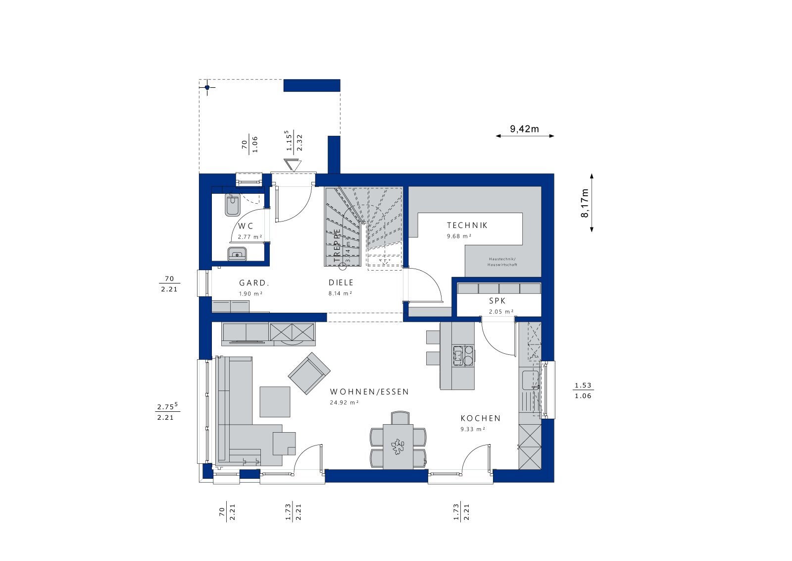 Einfamilienhaus zum Kauf 384.967 € 4 Zimmer 125 m²<br/>Wohnfläche 975 m²<br/>Grundstück Gleußen Gleußen 96274