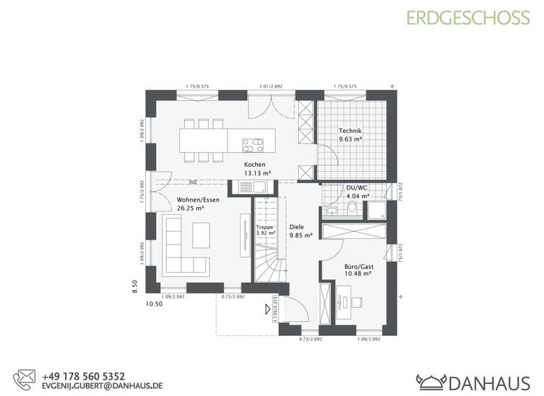 Einfamilienhaus zum Kauf provisionsfrei 604.900 € 5 Zimmer 145 m² 650 m² Grundstück Kempen Heinsberg 52525