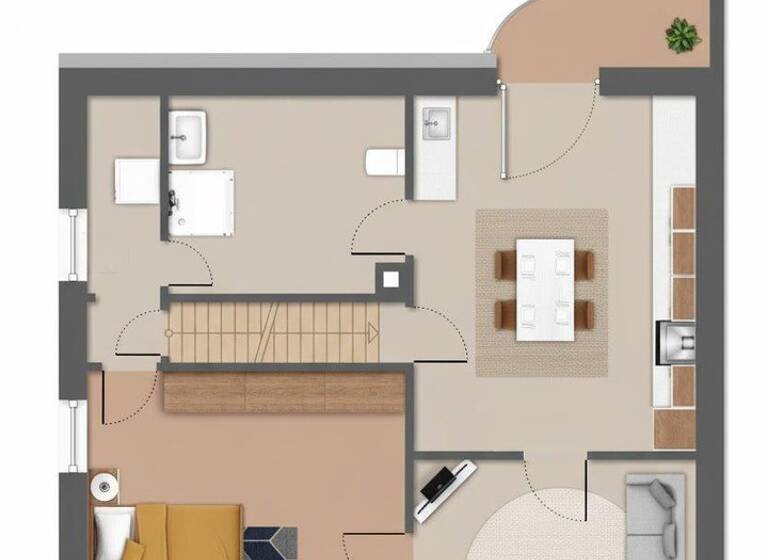 Wohnung zur Miete 630 € 2,5 Zimmer 64 m² 1. Geschoss Mannheimerstr. 101 Neudorf Graben-Neudorf / Neudorf 76676