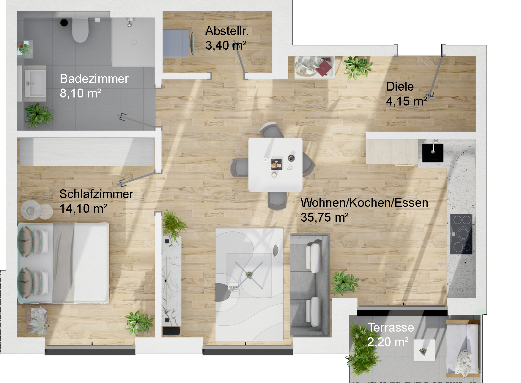 Wohnung zum Kauf provisionsfrei 306.900 € 2 Zimmer 67,7 m²<br/>Wohnfläche EG<br/>Geschoss ab sofort<br/>Verfügbarkeit Reimelstraße 3 Ravolzhausen Neuberg 63543