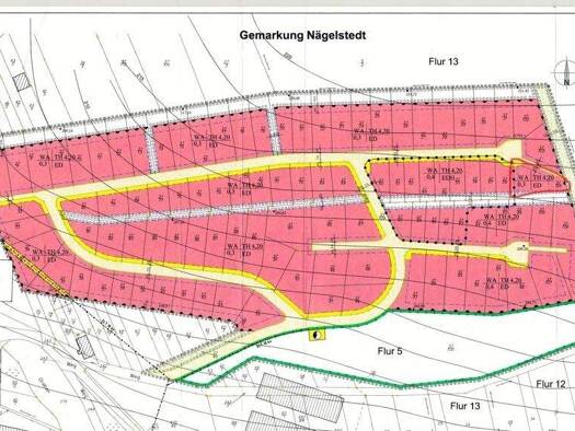 Grundstück zum Kauf 60.000 € 806 m² Grundstück Am Weinberg 68 Nägelstedt Bad Langensalza 99947