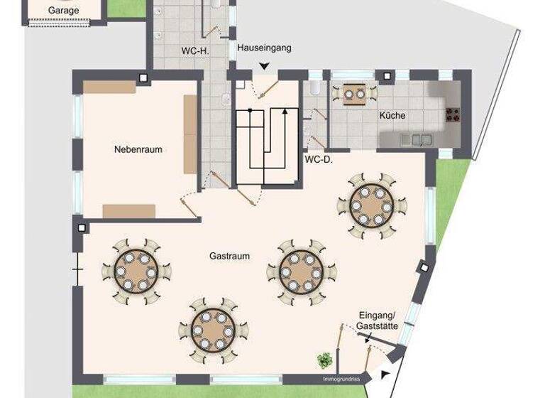 Restaurant zum Kauf 140 m² Gastrofläche Ost Stuttgart 70188