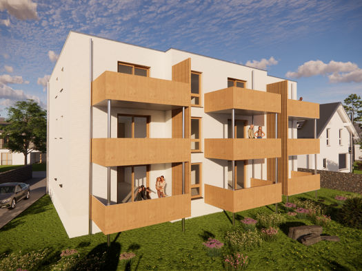 Wohnung zum Kauf - Erstbezug provisionsfrei als Kapitalanlage geeignet 273.900 € 2 Zimmer 58,4 m² Fliederstraße 14 Wernberg Wernberg-Köblitz 92533