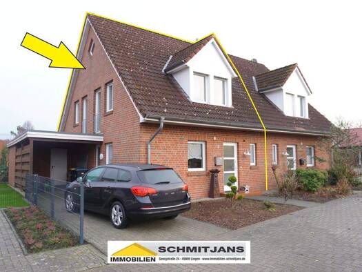 Doppelhaushälfte zum Kauf 309.000 € 4 Zimmer 110 m² 262 m² Grundstück Lohne Wietmarschen 49835
