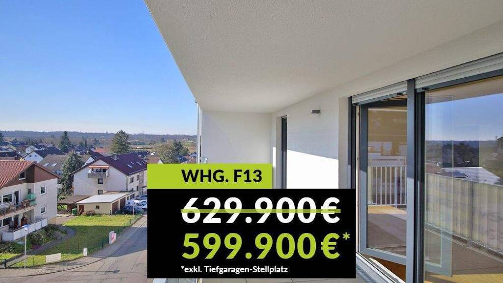 Wohnung zum Kauf provisionsfrei 599.900 € 3 Zimmer 105,2 m² Wolfartsweier Karlsruhe / Wolfartsweier 76228