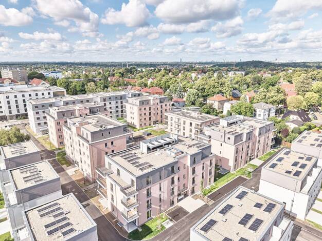 Wohnung zur Miete - Erstbezug 1.499 € 3 Zimmer 80,8 m² EG Blumeneschenweg 1A Kaulsdorf Marzahn-Hellersdorf 12621
