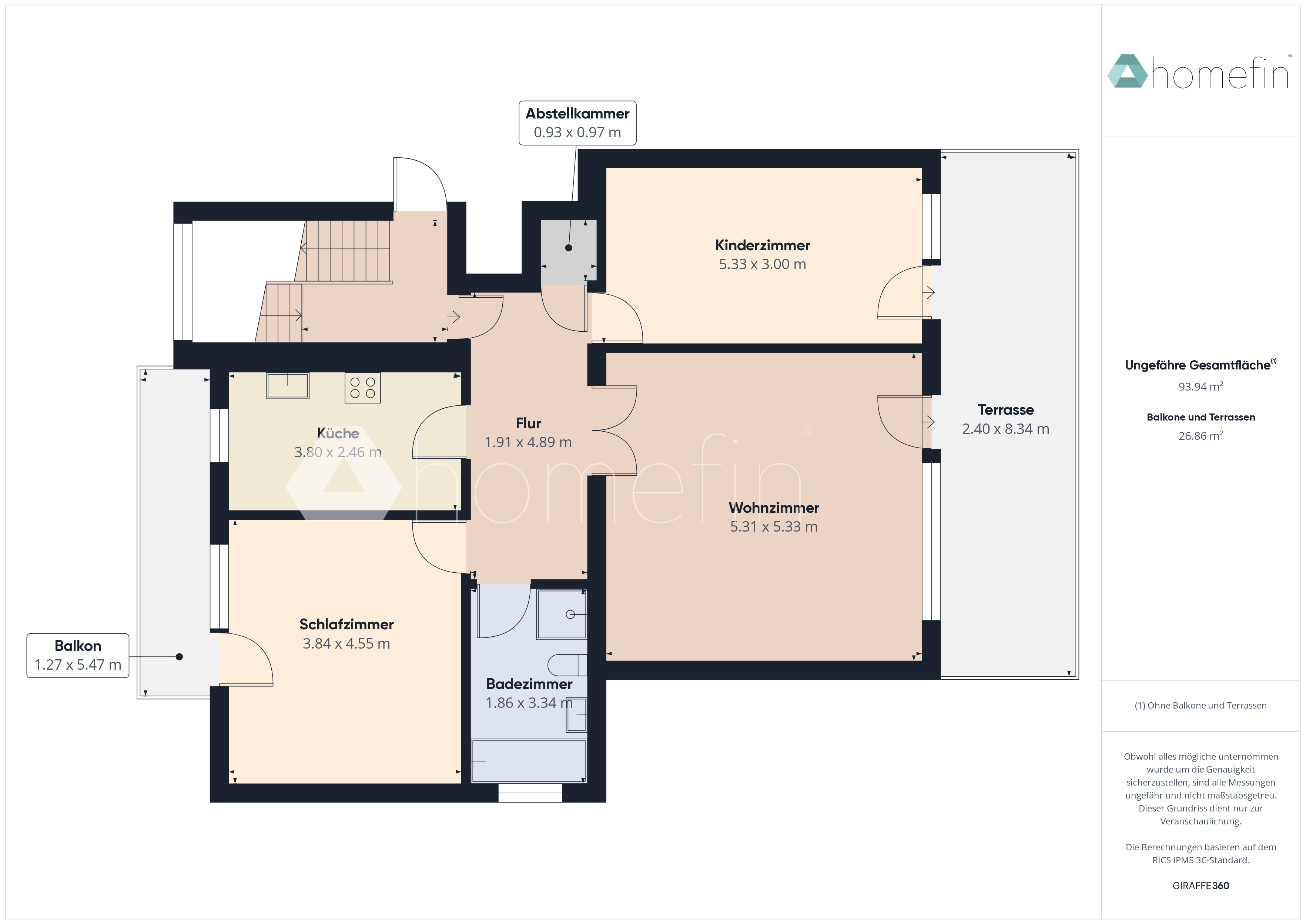 Wohnung zum Kauf 369.000 € 3 Zimmer 97,9 m²<br/>Wohnfläche 2.<br/>Geschoss Unterbach Düsseldorf 40627