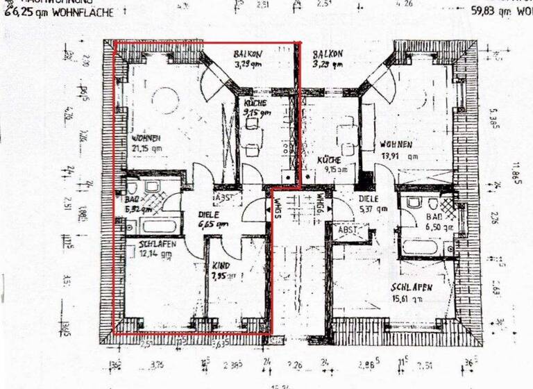 Wohnung zum Kauf 115.000 € 3 Zimmer 66,3 m² 3. Geschoss Groitzsch 04539