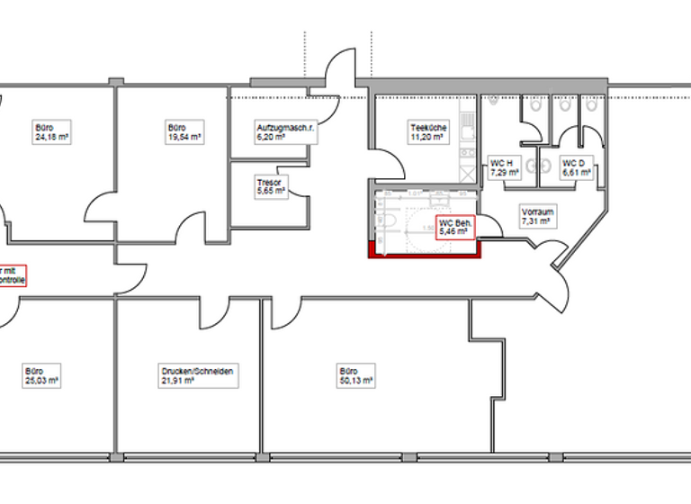 Bürofläche zur Miete provisionsfrei 12,90 € 561 m² Bürofläche Am Pestalozziring 2 Eltersdorf Erlangen 91058
