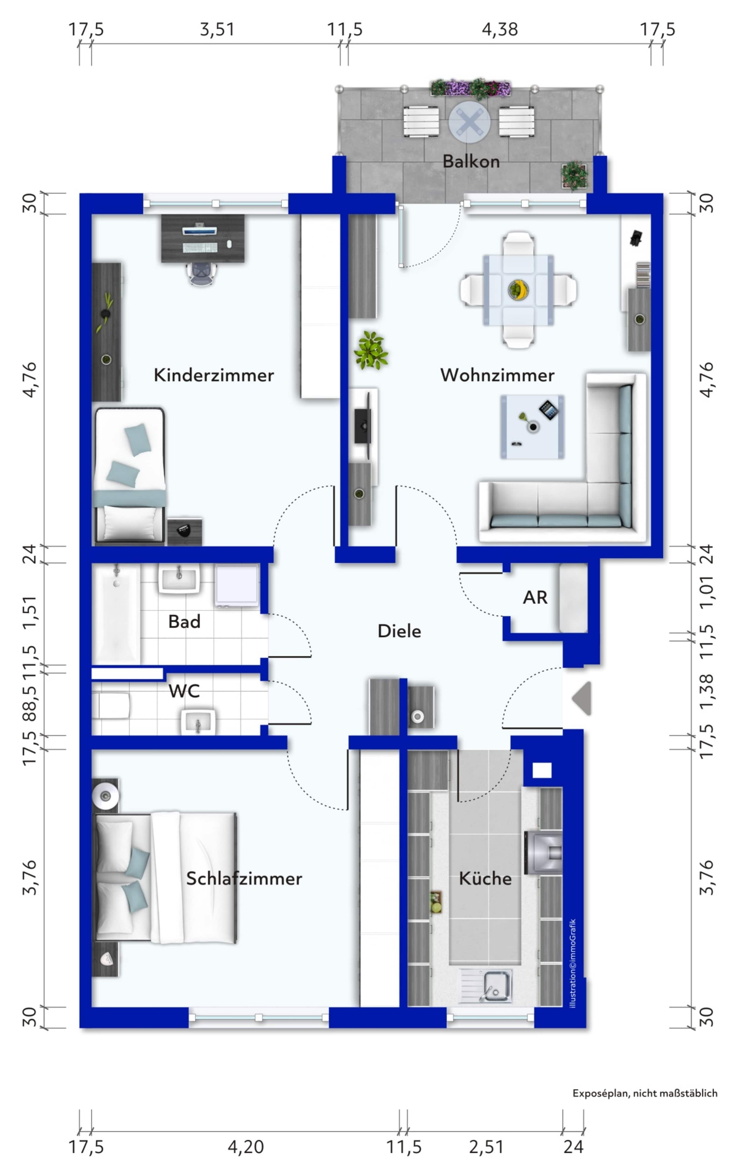 Wohnung zum Kauf 243.000 € 3 Zimmer 80 m²<br/>Wohnfläche Hochfeld - Steinberg Schweinfurt 97422