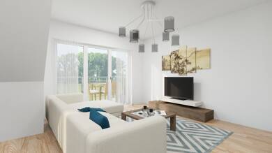 Wohnung zum Kauf - Erstbezug 345.900 € 2 Zimmer 60 m² 3. Geschoss Linkenheim Linkenheim-Hochstetten 76351