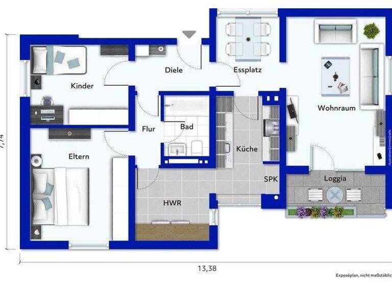 Wohnung zum Kauf 150.000 € 3 Zimmer 72 m² Merzig 66663