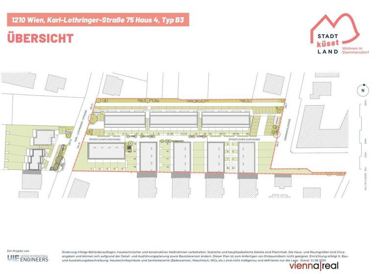 Reihenmittelhaus zum Kauf 599.900 € 5 Zimmer 114,8 m² 125,8 m² Grundstück Herrenholzgasse Wien 1210