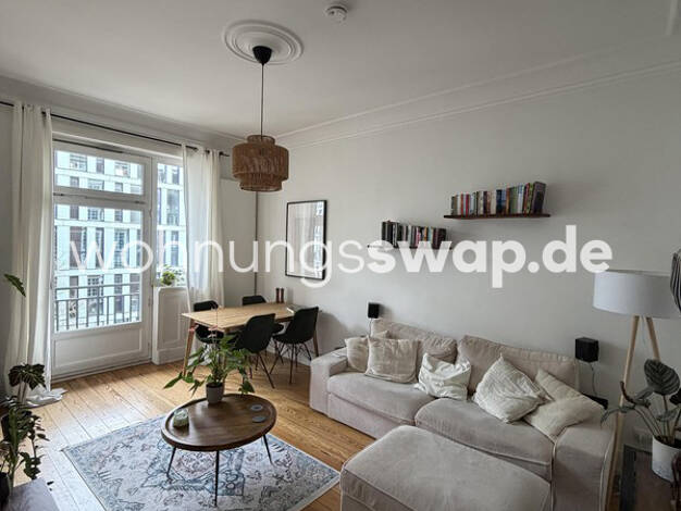 Wohnung zur Miete Tauschwohnung 1.380 € 3 Zimmer 75 m² 3. Geschoss Winterhude Hamburg 22301