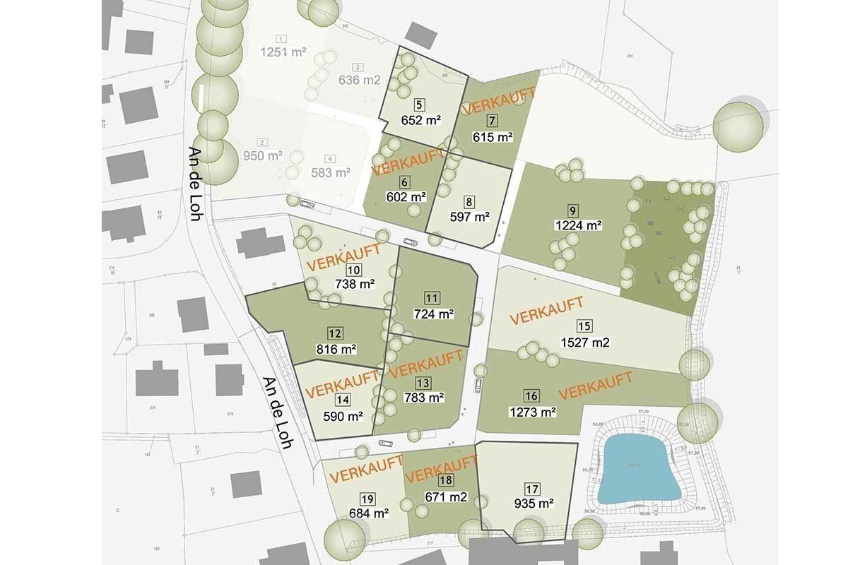 Grundstück zum Kauf provisionsfrei 286.900 € 724 m²<br/>Grundstück An de Loh 5 Kisdorf 24629